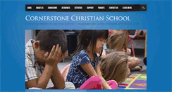 Desktop Screenshot of cornerstonechristianschool.org